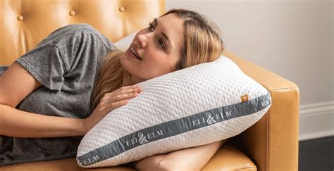 Plus, the pillow’s unique U-shape promotes optimal spinal alignment throughout the back. . Eli and elm